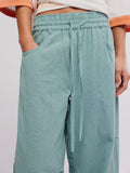 Something Good Pant in Blue Trellis Combo