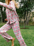 Livy & Connie PJ Set in Sprinkle Cookie Plaid