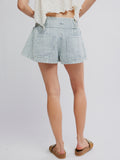 Luna Railroad Short in Horizon Stripe