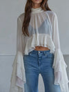 Clear As Day Blouse in Cream