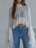 Clear As Day Blouse in Cream