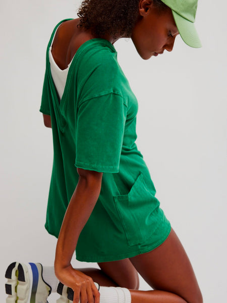 Hot Shot Tee Romper Coddy in Heritage Green