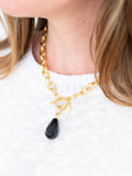 Gigi Toggle Necklace in Black