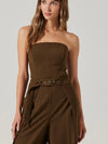 Bryony Jumpsuit in Brown