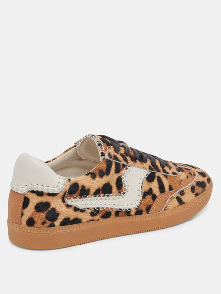 Notice Stitch Sneakers in Dark Leopard Calf Hair