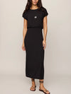 Anika Midi Dress in Black