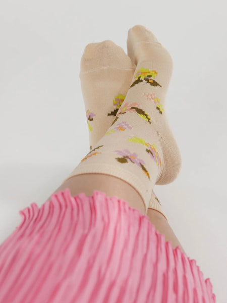 Crew Sock in Tapestry Floral
