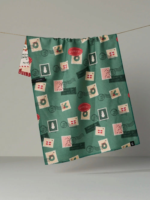 Merry Mail Luxe Kitchen Towel