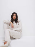 Sherpa Fleece Crew in Tusk