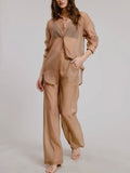 Sheer Intentions Pant in Taupe