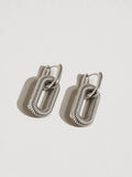 Kate Double Earring in Silver