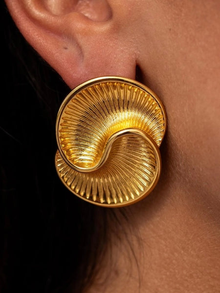 Zoey Shimmer Hoops