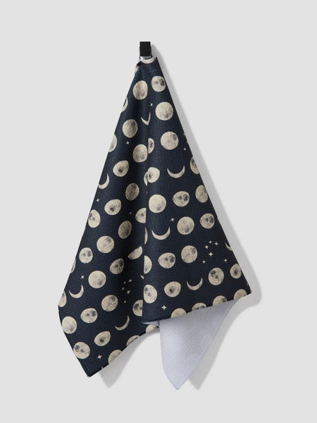 Moon Dots Tea Towel