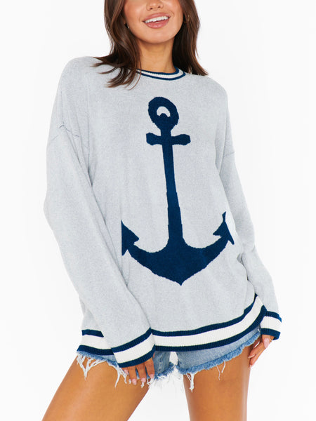 Adventure Sweater in Anchor Graphic Knit