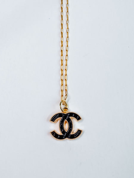 Black Charm Necklace