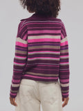 Trading Up Stripe Polo in Berry Combo