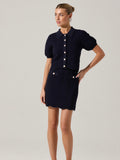 Perrine Cardigan in Navy