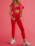 Solara Legging in Strawberry Smoothie
