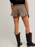 Paradise Found Menswear Skort in Chocolate Combo