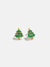 Spruced Up Santa Earring Set
