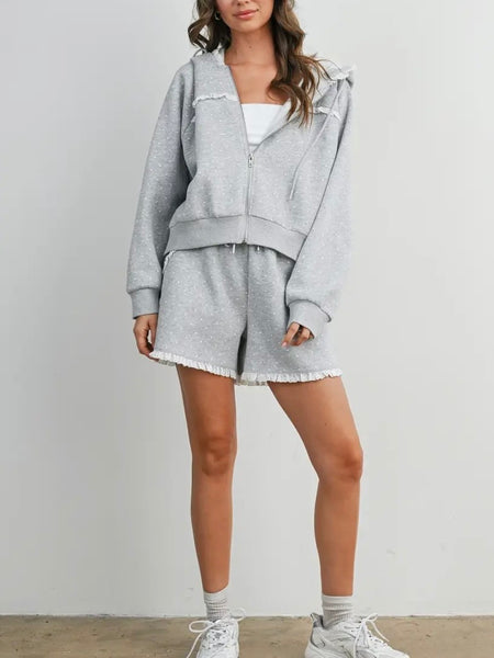 Connect The Dots Shorts in Grey