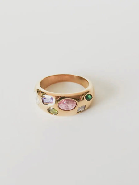 Leo Multicolor Gem Ring