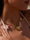 Lantana Locket Charm Necklace