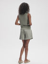 Ferns Open Knit Tank in Shadow