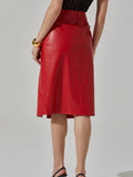 Ladonne Skirt in Red