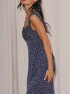 Deep Blue Sea Maxi Dress in Navy