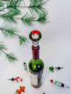 Holiday Icon Wine Stopper in Wreath