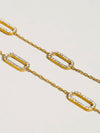 Burnisse CZ Chain Necklace