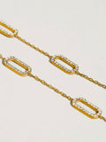 Burnisse CZ Chain Necklace
