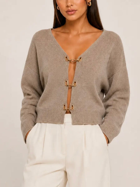 Piper Mock Neck Pullover in Dusty Blue