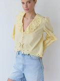 Life Gives You Lemons Blouse in Yellow