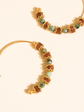 Truett Boho Stone Beaded Earrings