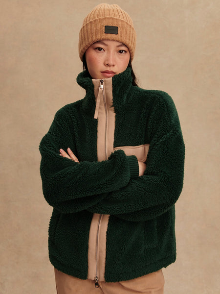 Lowell Sherpa Jacket in Pine Grove