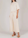 Butter Culotte Pants in Eggshell