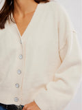 Cool of the Night Cardi in Ivory