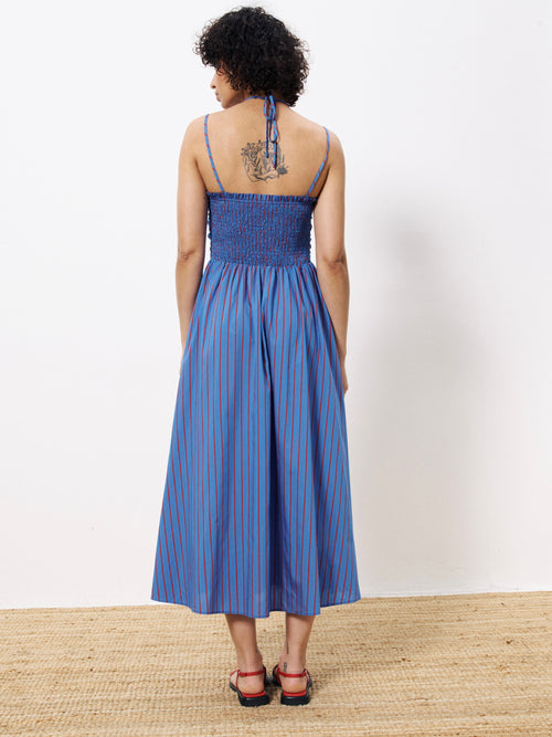 Laeila Dress in Bleu Electrique