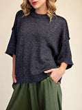 Doing The Most Sweater in Navy