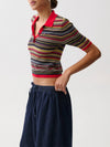 Ashlee Polo in Negroni Stripe