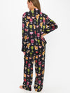 Classic PJ Set in Holiday Cocktails Silky