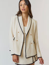 Jackie Approved Blazer in Cream