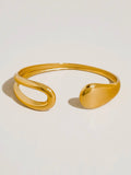 Junel Open Cuff Bracelet in Gold