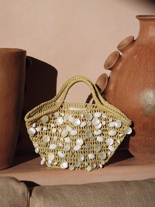 Alba Bag in Cream/Natural