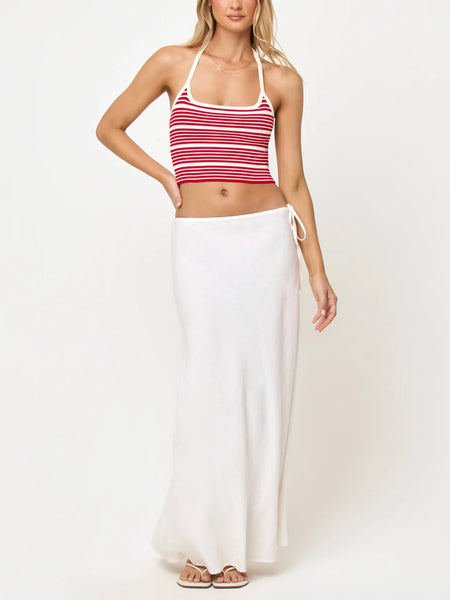 Positano Top in Superbloom Stripe