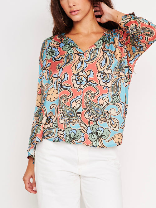 Sasha Top in Andalusian Gard