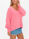 Anything Goes Sweater in Coral Knit