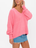 Anything Goes Sweater in Coral Knit